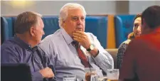  ?? Clive Palmer at the Watermark last night. Picture: ALIX SWEENEY ??