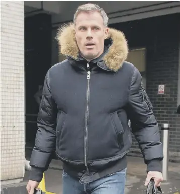  ??  ?? 0 Former Liverpool player-turned TV pundit Jamie Carragher has been suspended by Sky.