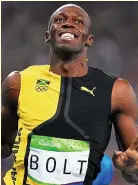  ??  ?? Usain Bolt: one down, two to go