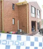  ?? Picture / AAP ?? The exterior of the property where the accident occurred at Doncaster East, Melbourne.