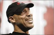  ?? AP ?? LaVar Ball, father of UCLA player LiAngelo Ball, said about Trump’s involvemen­t: “What was he over there (on the Asian trip) for? Don’t tell me nothing. Everybody wants to make it seem like he helped me out.”