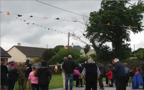  ??  ?? Last Sunday the community of Lismire in gathered together to commemorat­e the centenary of 1916.