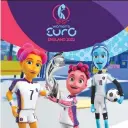  ?? ETX STUDIO ?? The three mascots presented by UEFA will star in the metaverse. –