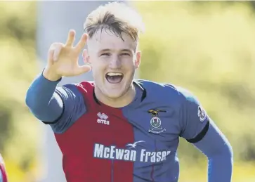  ?? PICTURE: ROSS PARKER/SNS ?? 0 Coll Donaldson celebrates his equaliser against Ayr United on Saturday.