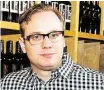  ?? Gary Fountain ?? Marcus Gausepohl is the new wine guy at Mark’s American Cuisine.