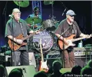  ?? [PHOTO PROVIDED] ?? Dave Mason, right, and Steve Cropper play a “Rock &amp; Roll Revue” concert Sept. 28, 2018, at The Rose in Pasadena, Calfornia.