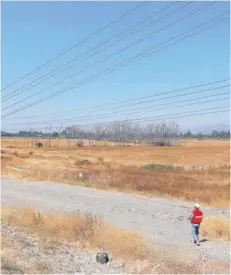  ??  ?? ► Obras del futuro centro de distribuci­ón de Walmart en San Bernardo.