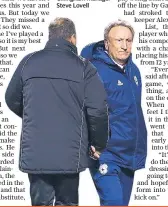  ??  ?? Well done: Neil Warnock shakes hands with winning Gillingham manager Steve Lovell