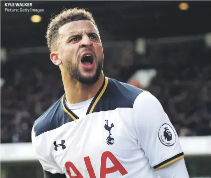  ?? Picture: Getty Images ?? KYLE WALKER