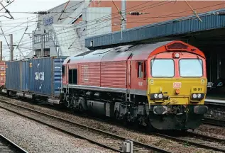  ?? ?? Top prize is a money-cannot-buy cab ride in a Class 66 courtesy of DB Cargo.