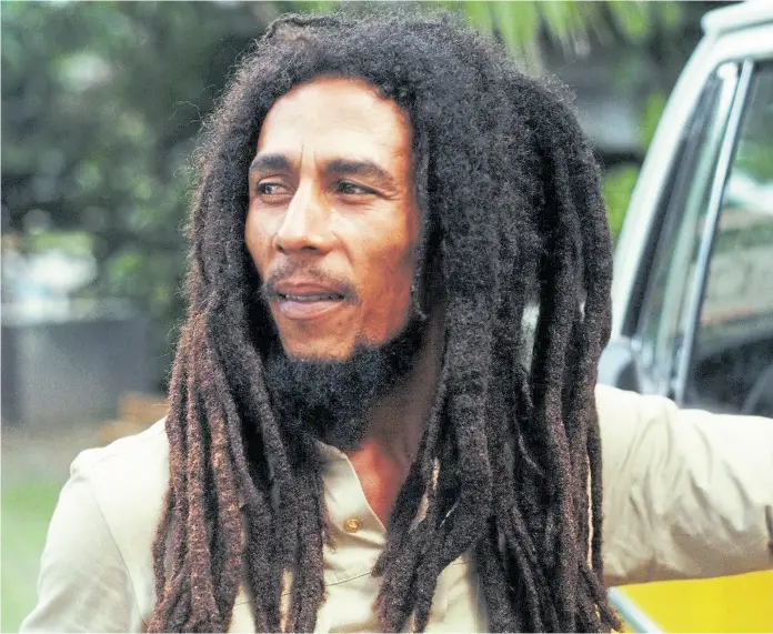  ?? Archivo ?? Bob Marley falleció a los 36 años, en 1981; tuvo una vida breve pero intensa, y su legado artístico sigue enamorando a generacion­es
