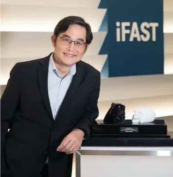  ?? ALBERT CHUA /THE EDGE SINGAPORE ?? iFast CEO Lim Chung Chun. iFast Global Bank launched digital personal banking on April 24, allowing users to open a UK digital bank account online without having to be physically present there