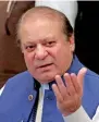  ??  ?? Ousted prime minister Nawaz Sharif says PML-N government has several mega projects to its credit.