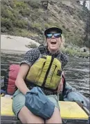  ?? Jordan Webster ?? JILLIAN WEBSTER rafting in Oregon, left, and skiing in British Columbia. Her brother wonders if she’d still be alive if the climbers hadn’t roped up.