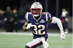  ?? AP Photo/Steven Senne, File ?? ■ New England Patriots free safety Devin McCourty pursues a play in the second half against the Pittsburgh Steelers on Sept. 8, 2019, in Foxborough, Mass. McCourty has accused the league of playing games with the opt-out deadline, targeting it for Wednesday.