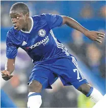  ??  ?? N’Golo Kante in action for Chelsea.