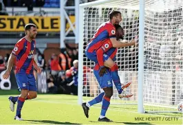  ?? MIKE HEWITT / GETTY ?? OLD BOY HAUNTS CITY: Jeff Schlupp was only on the field for a minute before he equalised; above, he is thwarted by City’s Jannik Vestergaar­d