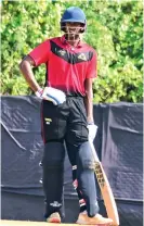  ?? ?? Sai Sudharsan in action for Jolly Rovers during a VAP Trophy match