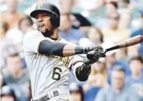  ??  ?? Starling Marte es ahora el jugador de más rango en el equipo.