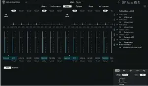  ??  ?? SINE’s mixer helps you create entire performanc­es