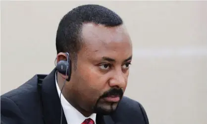  ?? Photograph: Mikhail Metzel/Sputnik/Kremlin Pool/EPA ?? The Ethiopian prime minister, Abiy Ahmed, was recently awarded the Nobel Peace Prize for helping to end Ethiopia’s 20-year war with Eritrea.