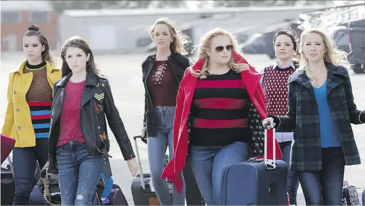  ?? PHOTOS: UNIVERSAL PICTURES ?? The Bellas are back for the third and final instalment of the Pitch Perfect franchise. This time around, the group travels overseas as part of a USO tour.