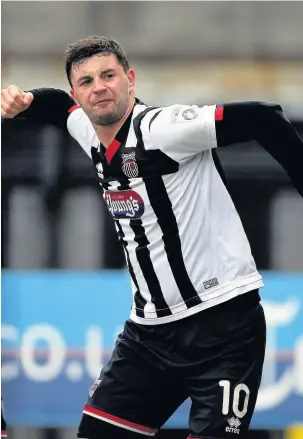  ?? Nigel Roddis ?? Padraig Amond scored against for Hartlepool against his former club