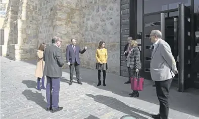  ?? GOBIERNO DE ARAGÓN ?? El presidente del Gobierno de Aragón, Javier Lambán, en una de sus últimas visitas a Teruel.
