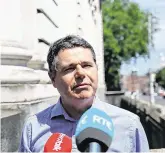  ??  ?? Waiting game: Minister for Finance Paschal Donohoe said it could take 10 years to divest stake in banks