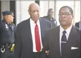  ?? Dominick Reuter / AFP / Getty Images ?? Bill Cosby comes out of court after the verdict in the retrial of his sexual assault case.