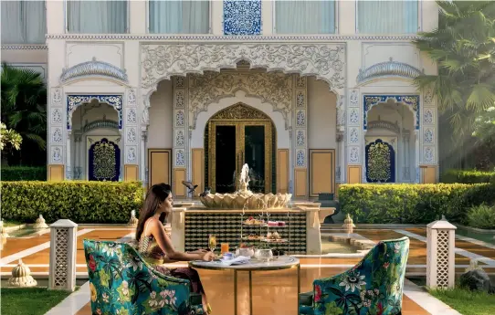  ?? ?? The Leela Palaces Hotels & Resorts recently hosted a group of women on a curated itinerary across New Delhi, Jaipur, and Udaipur.