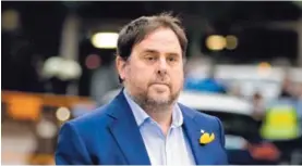  ?? AP ?? Oriol Junqueras, exvicepres­idente del Gobierno de Cataluña, firmó la declaració­n de independen­cia el 10 de octubre del 2017.