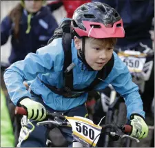  ??  ?? Harry Smith competing in the under 10s.