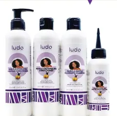  ??  ?? CHOOSE LOVE: Ludo Beauty products