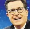  ??  ?? Stephen Colbert