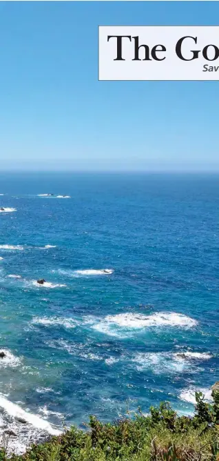  ??  ?? With this view, Notleys Landing in Monterey County, California, is the perfect spot for a photo op.