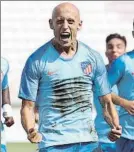  ?? FOTO: ATLETI ?? Víctor Mollejo celebra su gol