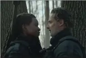  ?? AMC ?? Danai Gurira, left, and Andrew Lincoln in “The Walking Dead: The Ones Who Live.”