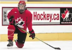  ?? ADRIAN WYLD/THE CANADIAN PRESS ?? Former national women’s hockey team member Cassie Campbell-Pascall can relate to the 18-day boot camp that the 2018 team hopefuls are undergoing in Fredericto­n.