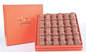  ?? JACQUES TORRES CHOCOLATE VIA AP ?? Torres Chocolate makes these delicious gourmet chocolates.