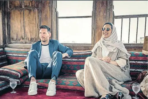  ?? ABACA ?? Leo Messi visitó la semana pasada la ciudad de Yida, en Arabia Saudí, para promociona­r el turismo de aquel país