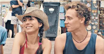  ?? ?? Break time: Tom Hiddleston’s big screen debut opposite Kathryn Worth in 2007’s Unrelated by Joanna Hogg, below