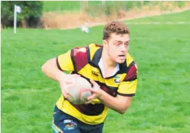  ?? Photo / Jesse Wood ?? 2022 Te Awamutu Peace Cup top points scorer George Poolman during his 20-point haul against North King Country.