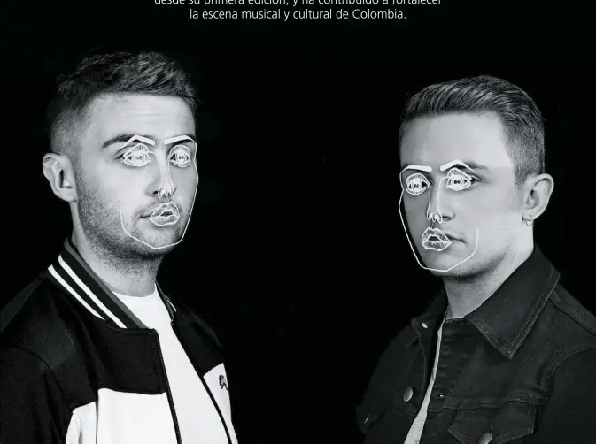  ??  ?? El dúo británico Disclosure se presentará el próximo 6 de abril en Bogotá.