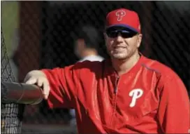  ?? THE ASSOCIATED PRESS ?? Former Phillies pitcher Roy Halladay died Tuesday in a plane crash near his home in Florida.