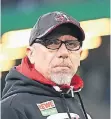  ?? FOTO: DPA ?? Kein Anlass zur Heiterkeit: Kölns Trainer Peter Stöger