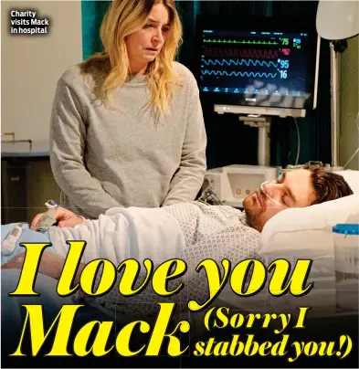  ?? ?? Charity visits Mack in hospital