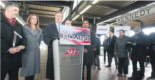  ?? VINCE TALOTTA/TORONTO STAR FILE PHOTO ?? The subway extension is promoted by those who know it’s policy garbage, writes Edward Keenan.