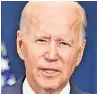  ?? ?? IMPROVING
Joe Biden