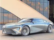  ?? PROVIDED BY GM DESIGN ?? Buick plans to show its first EV in 2024 and it will be an SUV. All future new electric nameplates will use the Electra name followed by a number.